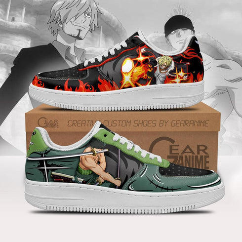 Zoro ja Sanji Air Sneakers Custom Anime OP -kengät